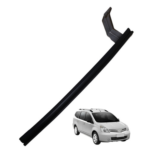 Guia Canaleta Traseira Esquerda Nissan Livina 1.6 2009 2012 Cinza