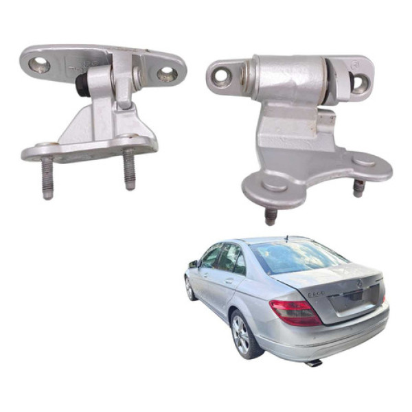 Par Dobradiça Porta Traseira Direita C200 Kompressor 2009 