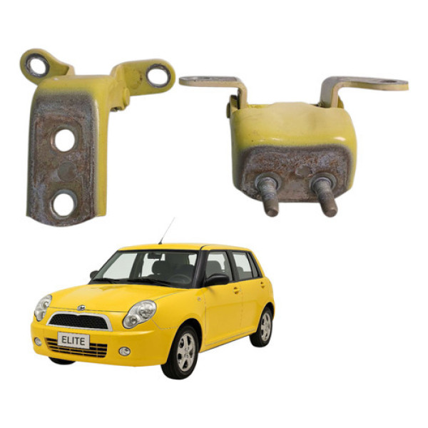 Dobradiça Porta Traseira Esquerda Par Lifan 320  2010 2011