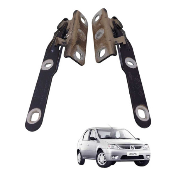  Dobradiça Braço Capo Par Logan Exp 1.0 16v 2008