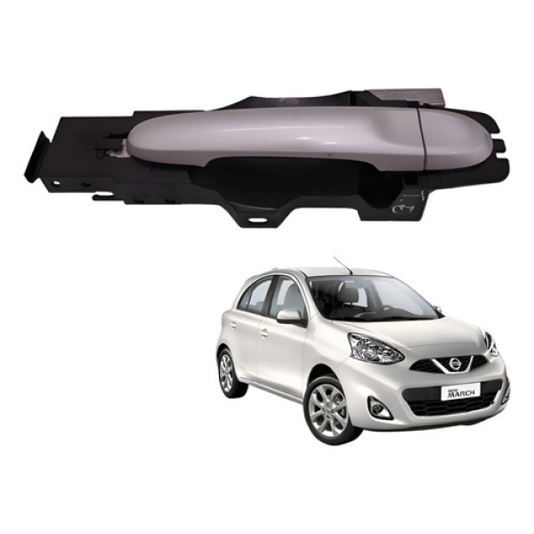 Maçaneta Externa Traseira Esquerda March 1.0 3cc Sv 2016 