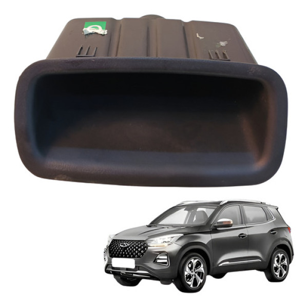 Puxador Interno Tampa Traseira Chery Tiggo 5x 2021 2024 Preto