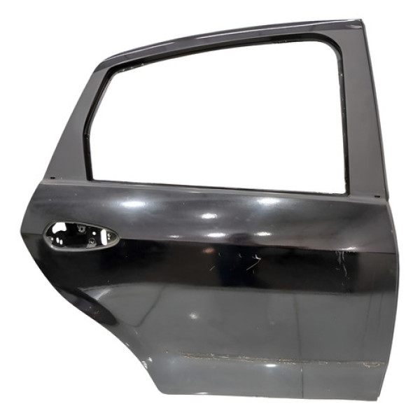 Porta Traseira Direita Fiat Linea 2008  Direito Preto
