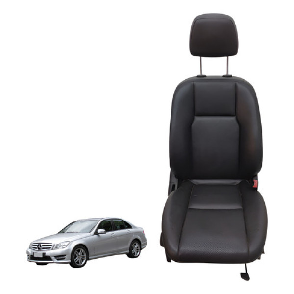 Banco Dianteiro Direito Mercedes C180 1.6 Turbo 2014 Preto