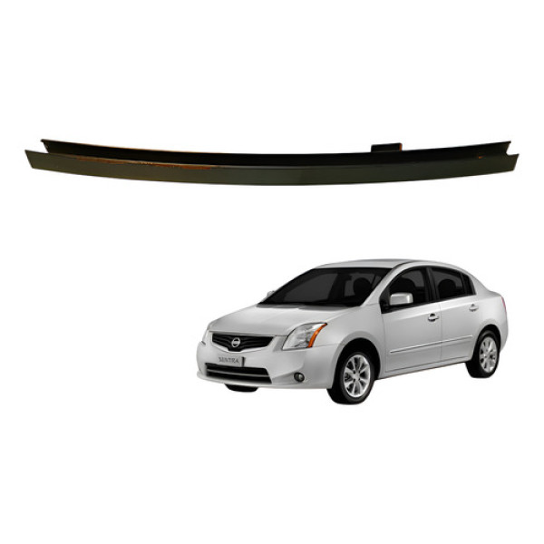 Guia Canaleta Vidro Traseiro Direito Nissan Sentra 2011 2012 Preto