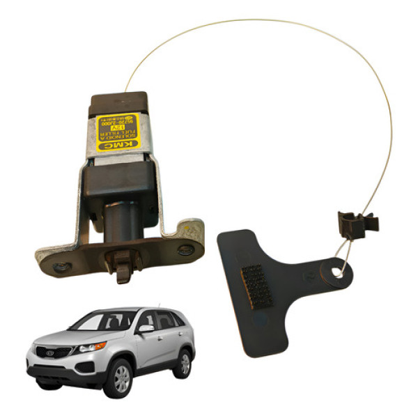 Trava Portinhola Tanque Sorento 2.4 Ex2 2012 Preto