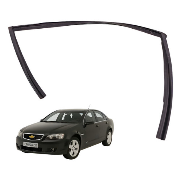 Canaleta Vidro Dianteiro Direito Omega 3.6 2008 2009 2010 Preto