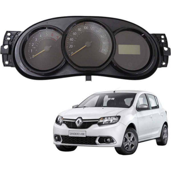 Painel Instrumentos Renault Sandero 1.0 3cc 2017 248104265r Preto