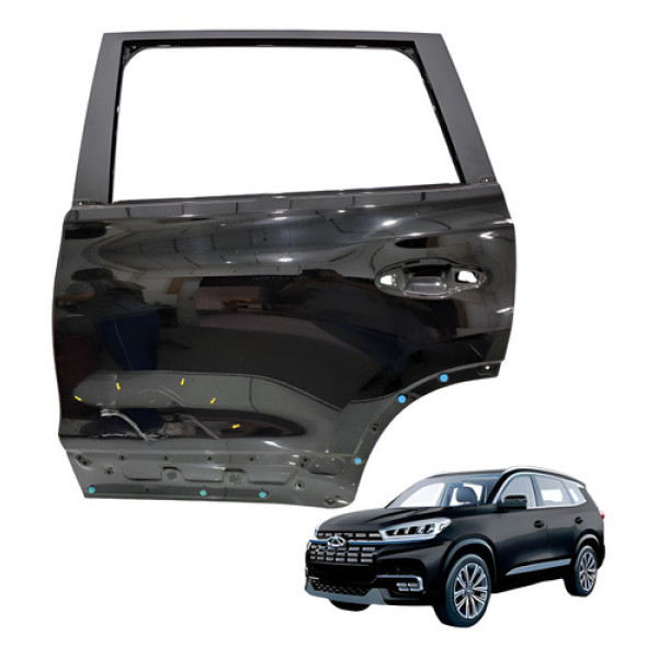 Porta Traseira Esquerda Chery Tiggo 8 2024 2022 Traseira Esquerdo Preto