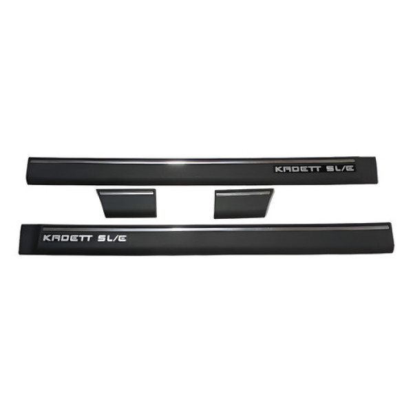 Friso Porta 4 Peças Chevrolet Kadett 1988 1993 Preto