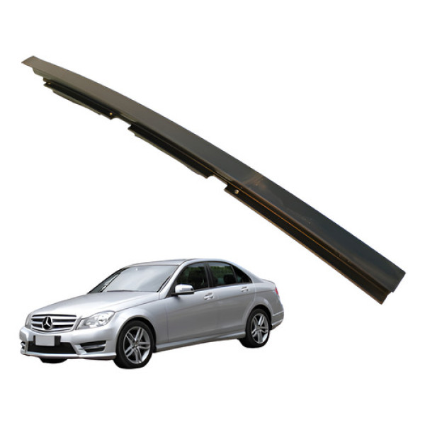 Guia Vidro Traseiro Direito Mercedes C180 1.6 2013 2014 Preto