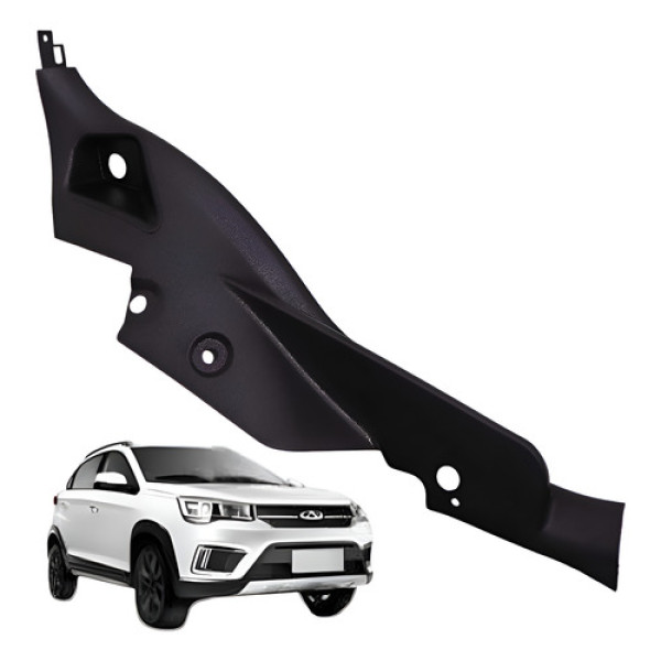 Moldura Lateral Banco Traseiro Direito Tiggo 2 1.5 2019 2020 Preto