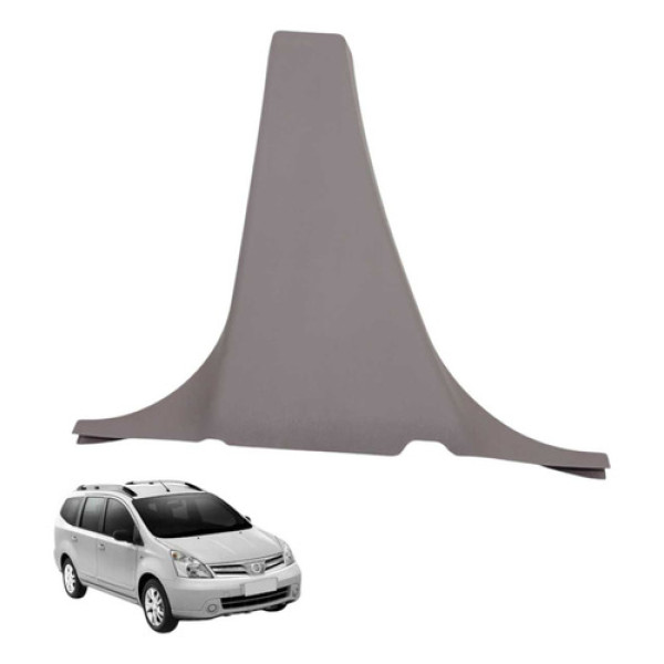 Moldura Esquerda Coluna Central Livina 1.6 Flex 2009 2012