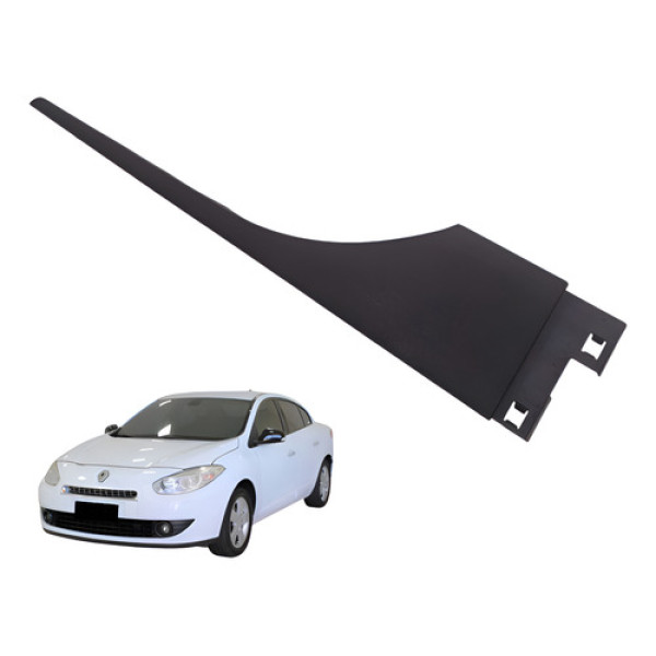 Soleira Dianteira Direita Renault Fluence 2011 2016 Preto