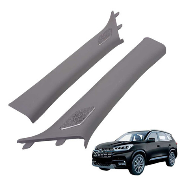 Par Moldura Coluna Parabrisa Chery Tiggo 8 2021 2024
