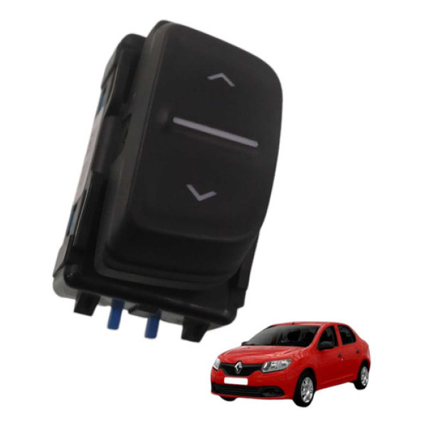 Comando Vidro Traseiro Le Renault Logan 2015 2018