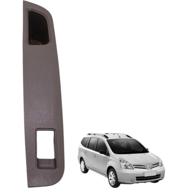 Moldura Comando Vidro Traseiro Direito Livina 1.6 2009 2012