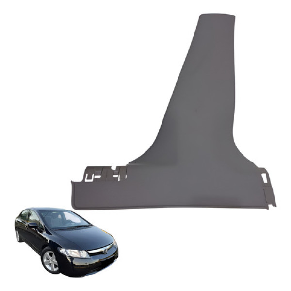 Moldura Coluna Central Direita Honda New Civic 2007 2011