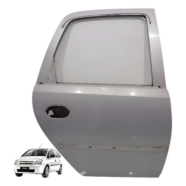 Porta Traseira Direita Meriva Joy 1.8 2007 Traseira Direito Prata