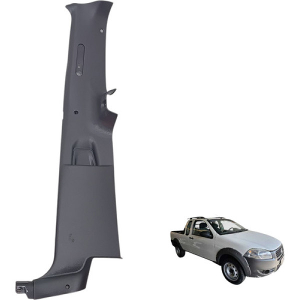 Moldura Coluna Direita  Fiat Strada Working 1.4 2012