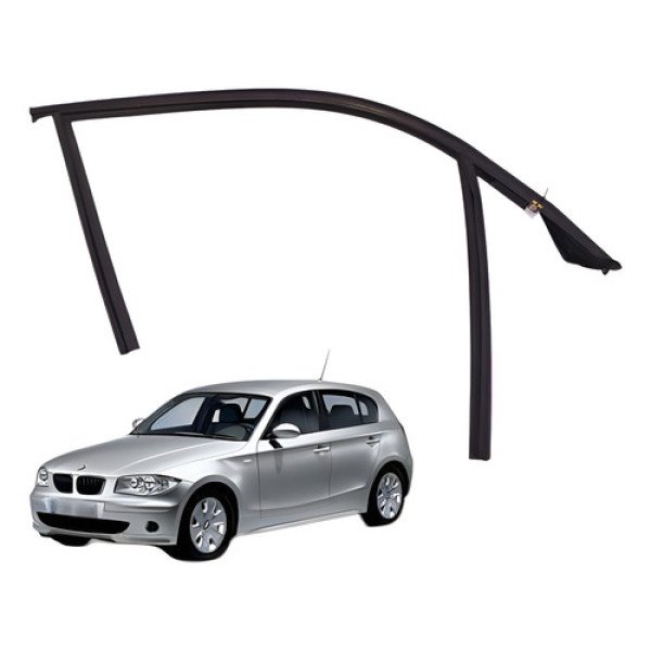Canaleta Vidro Dianteiro Direito Bmw 130i 3.0 2008 2009 Preto