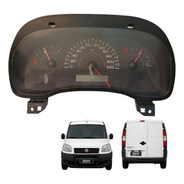 Painel Instrumentos Fiat Doblo Cargo 1.4 2011 2012 51835240 Preto