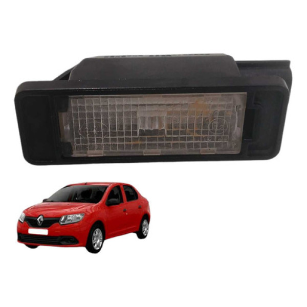 Luz Placa Renault Logan 2015 2018 1.0 3cc
