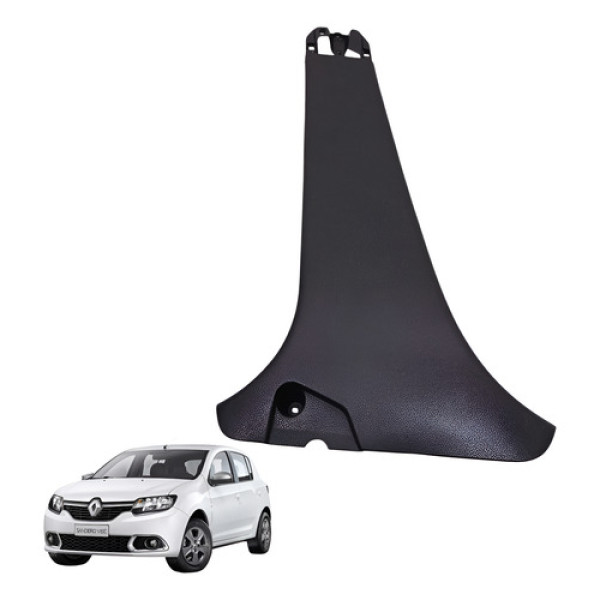 Moldura Esquerda Coluna Central Sandero 1.0 3cc 2017