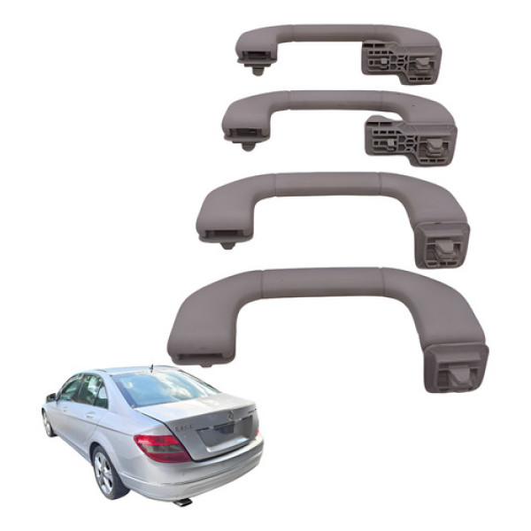 Alça Teto Pega Mao Kit C200 Kompressor 1.8 2009  Cinza Claro