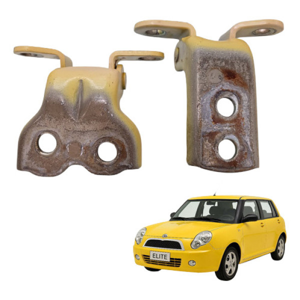 Dobradiça Porta Dianteira Esquerda Par Lifan 320 2010 2011