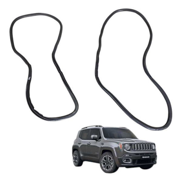 Borracha Vedação Porta Dianteira Par Renegade 1.8 Flex 2019