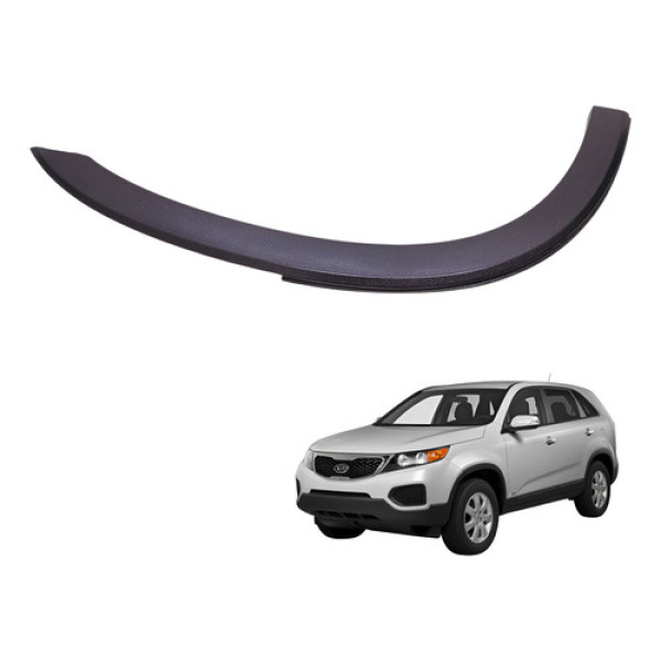 Aplique Paralama Traseiro Esquerdo Sorento 2.4 2012 Preto