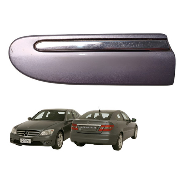 Friso Paralama Dianteiro Esquerdo Mercedes Clc 200 2009 2010 Cinza