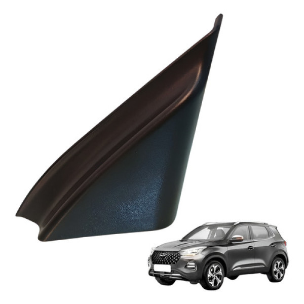  Acabamento Interno Retrovisor Direito Tiggo 5x 2021 2024 Preto