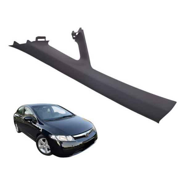 Moldura Esquerda Coluna Parabrisa Honda New Civic 2007 2011
