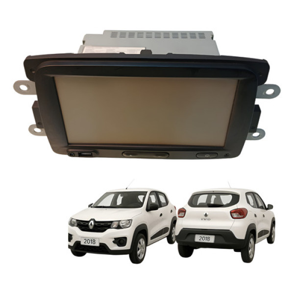 Central Multimidia Renault Kwid 1.0 2017 2022 281153962r Preto