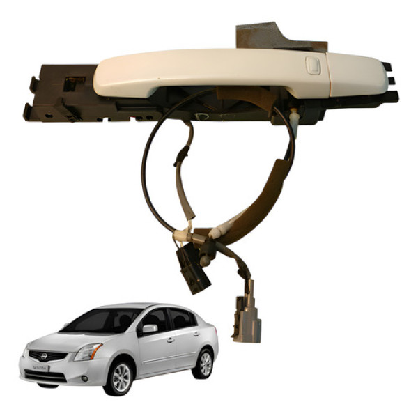 Maçaneta Externa Porta Dianteira Direita Sentra 2011 2012 Branco