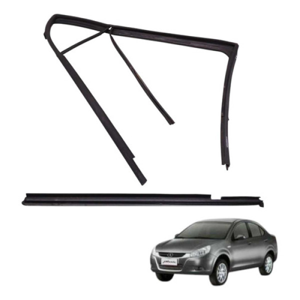 Canaleta Vidro Pestana Interna Traseira Direita Jac J3 2012