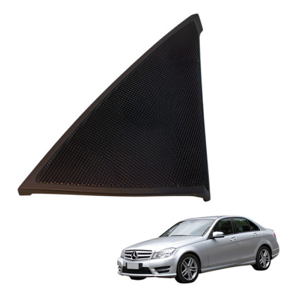 Moldura Interna Retrovisor Direito Mercedes C180 2013 2014 Preto