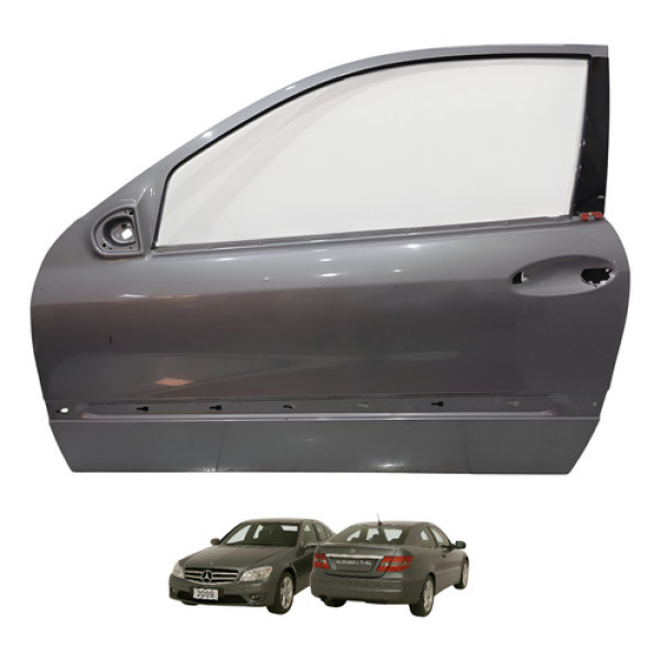 Porta Esquerda Mercedes Clc 200 1.8 2009 2010 Dianteira Esquerdo Cinza