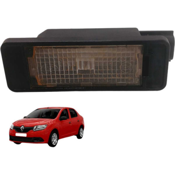 Luz Placa Renault Logan 2015 2018 1.0 3cc