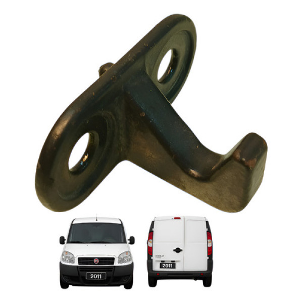 Trinco Porta Correr Lateral Direita Fiat Doblo 2011 2012 Preto