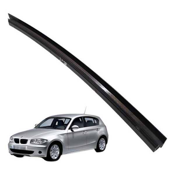 Guia Vidro Traseiro Esquerdo Bmw 130i 3.0 2008 2009 Preto