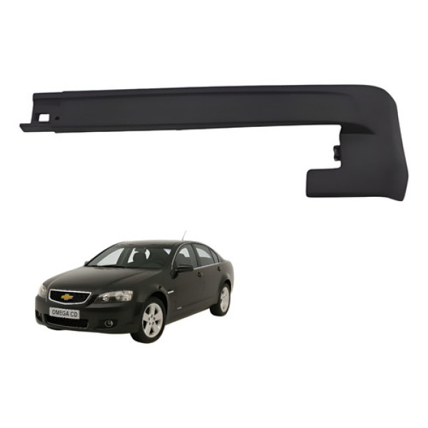 Acabamento Trilho Banco Dianteiro Esquerdo Omega 3.6 2008 Preto