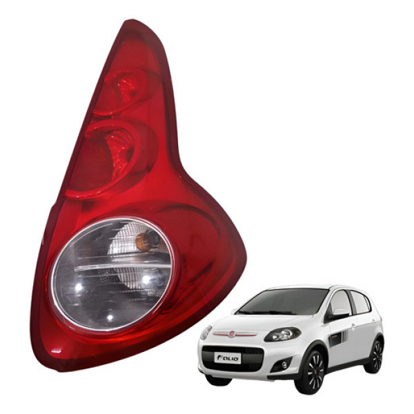  Lanterna Direita Palio Dualogic 1.6 16v 2014 Direito/passageiro Vermelho