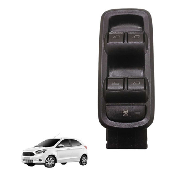 Comando Vidro Dianteiro Esquerdo Ford Ka 1.0 2015 2017