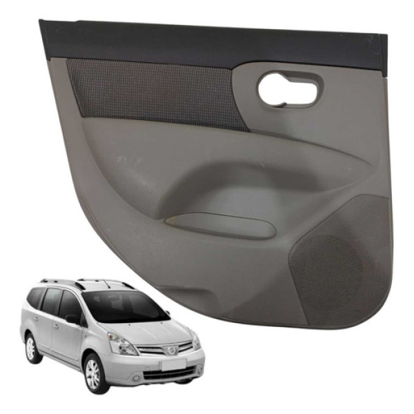 Forro Porta Traseiro Esquerdo Livina 1.6 Flex 2009 2012