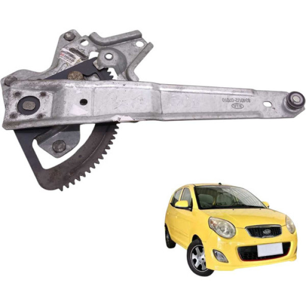 Maquina Vidro Traseira Esquerda Picanto 2008 2010 1.0l 