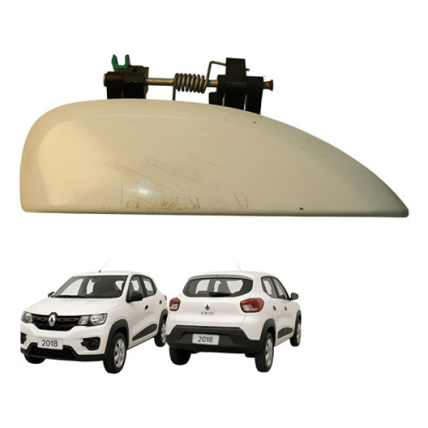 Maçaneta Extera Porta Dianteira Direita Kwid 1.0 2017 2022 Branco