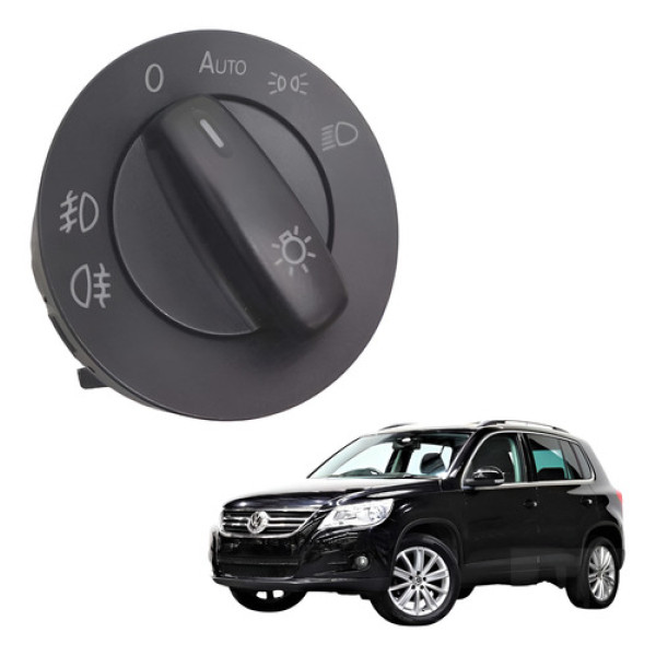 Botao Comando Luz Forol Milha Volkswagen Tiguan 2.0 2010